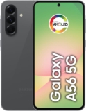 Smartphone Samsung Galaxy A56 5G 256GB, 8GB RAM, Câmera 50MP, IP67, Super AMOLED 6.7″, Recursos AI, Preto